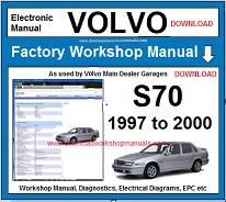 Volvo S70  Service Repair Workshop Manual Download